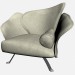 3d model Chair Flower 1 - preview