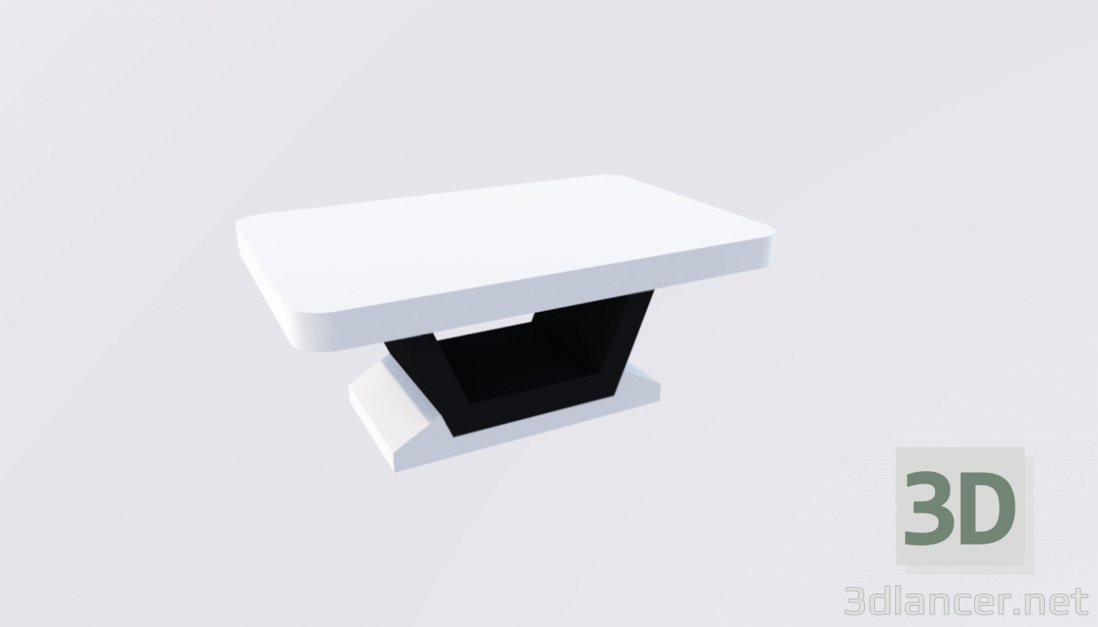 3d model table - preview