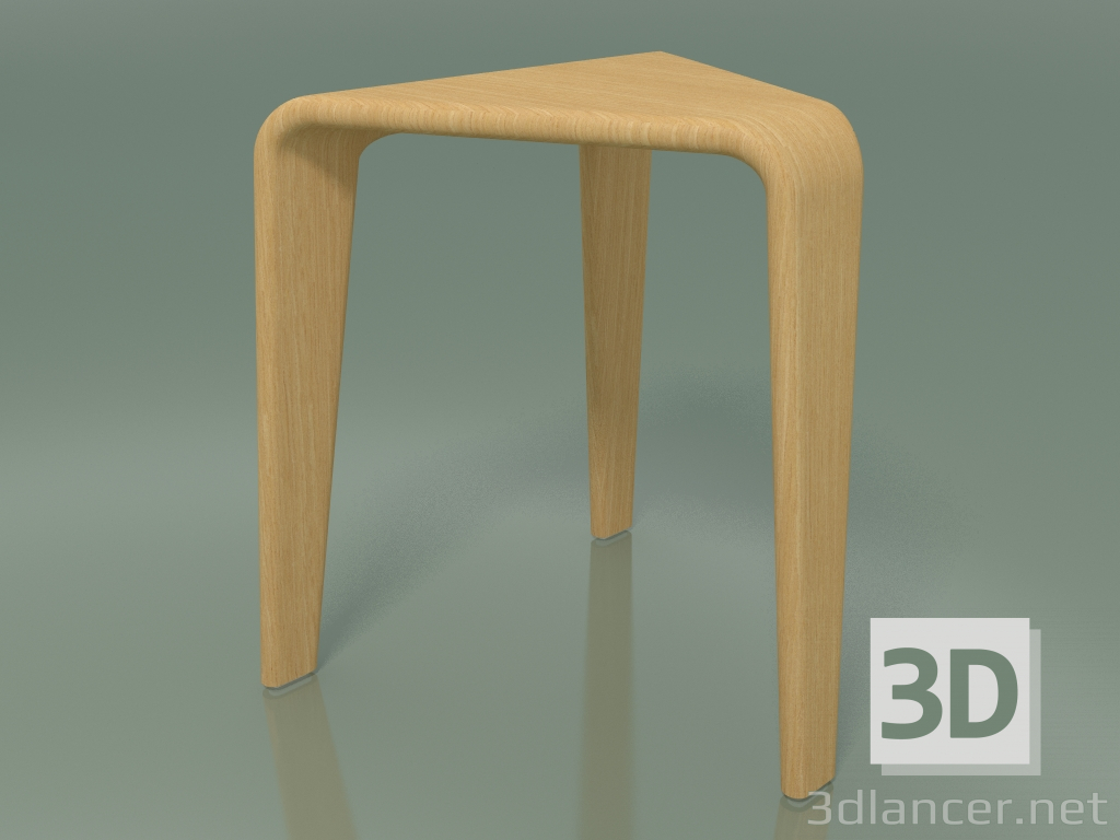 3D modeli Tabure 3800 (H 44 cm, Doğal meşe) - önizleme