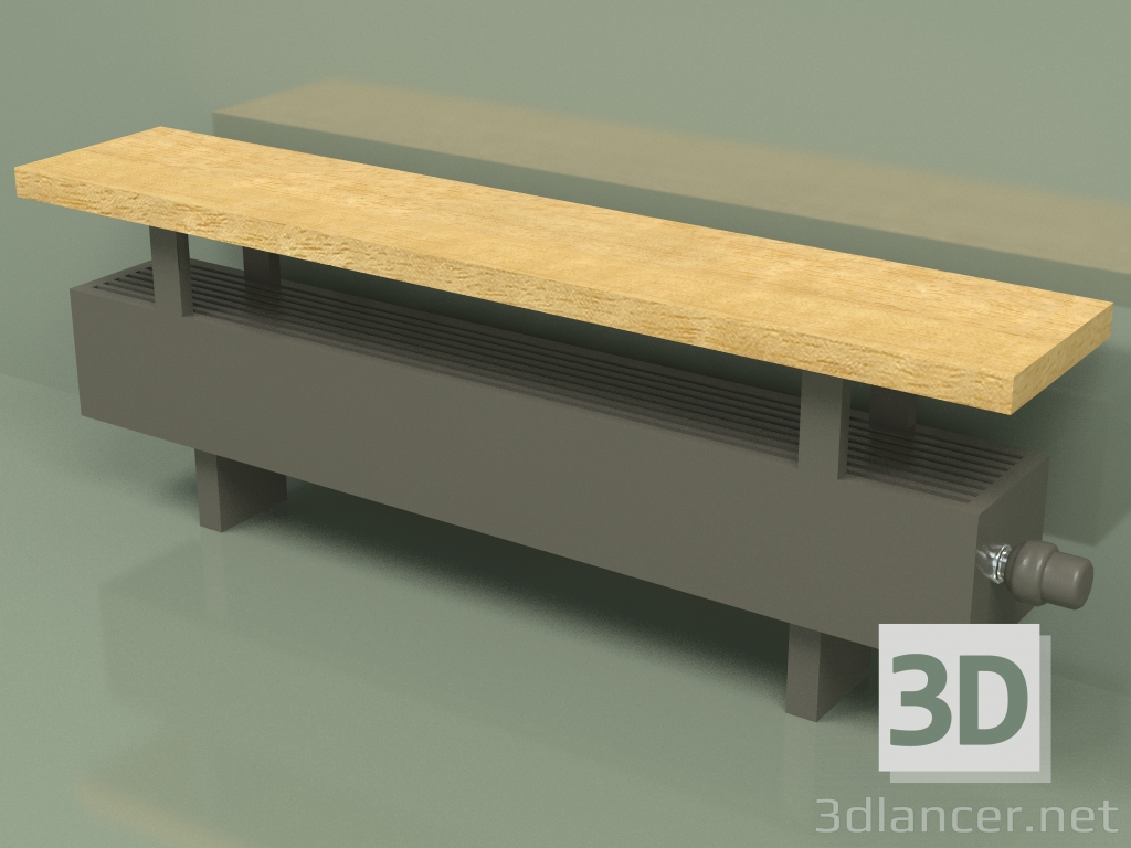 3d модель Конвектор - Aura Bench (140х1000х146, RAL 7013) – превью