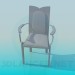 3d model Chair with original design - preview