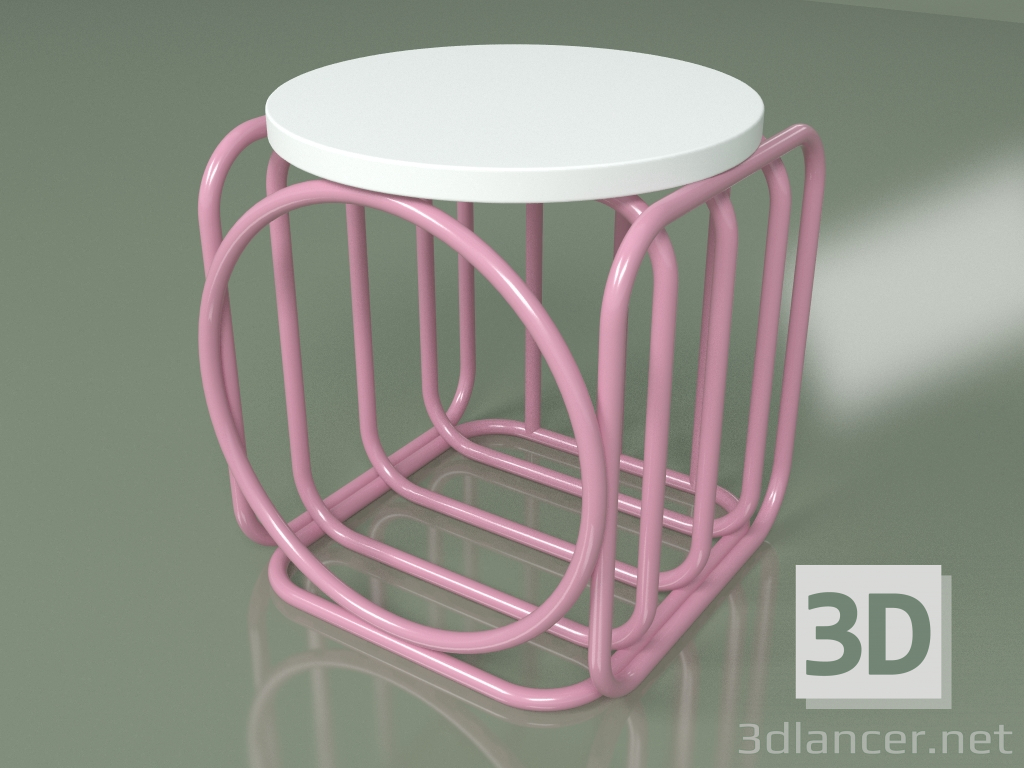 3d model Coffee table by Varya Schuka (pink) - preview