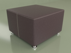 Pouf Malta (cuir Black2)