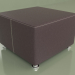 modèle 3D Pouf Malta (cuir Black2) - preview