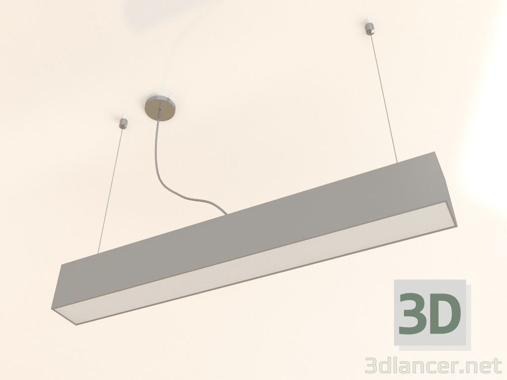 3D Modell Pendelleuchte 60X80 Z 600 - Vorschau