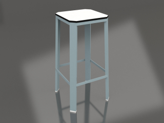 3D-модель "Високий табурет (Blue grey)"