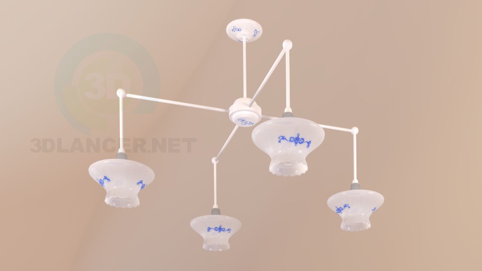 3D Modell Kronleuchter - Vorschau