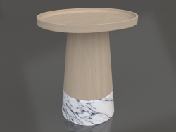 Table basse KASTEL n° 2 (H 500 mm, ARABESCATO CORCHIA « EXTRA »)