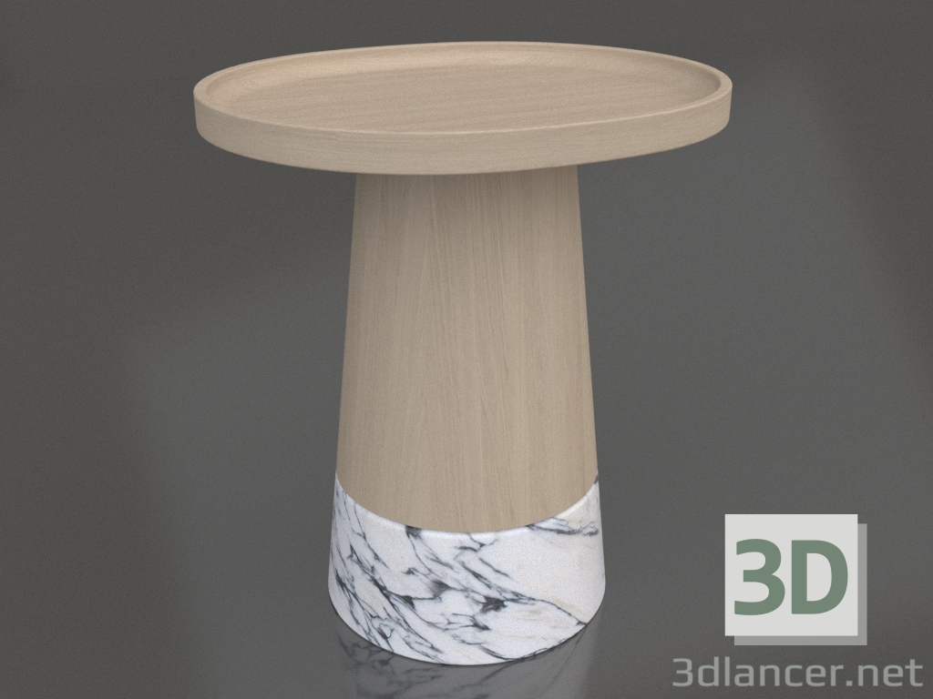 modèle 3D Table basse KASTEL n° 2 (H 500 mm, ARABESCATO CORCHIA « EXTRA ») - preview modèle 3D Table basse KASTEL n° 2 (H 500 mm, ARABESCATO CORCHIA « EXTRA ») - preview