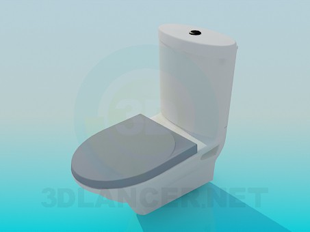 modèle 3D Toilette - preview