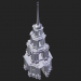 modello 3D Ryazan. Campanile della cattedrale - anteprima