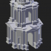 modello 3D Ryazan. Campanile della cattedrale - anteprima