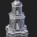 modello 3D Ryazan. Campanile della cattedrale - anteprima