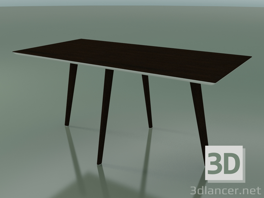 3d модель Стол прямоугольный 3504 (H 74 - 160х80 cm, М02, Wenge, вариант 1) – превью