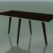 modèle 3D Table rectangulaire 3504 (H 74 - 160x80 cm, M02, Wengé, option 1) - preview