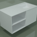 3d model Washbasin with drawer and compartment (06UC534D2, Glacier White C01, L 96, P 50, H 48 cm) - preview