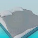 3D Modell Doppelbett - Vorschau