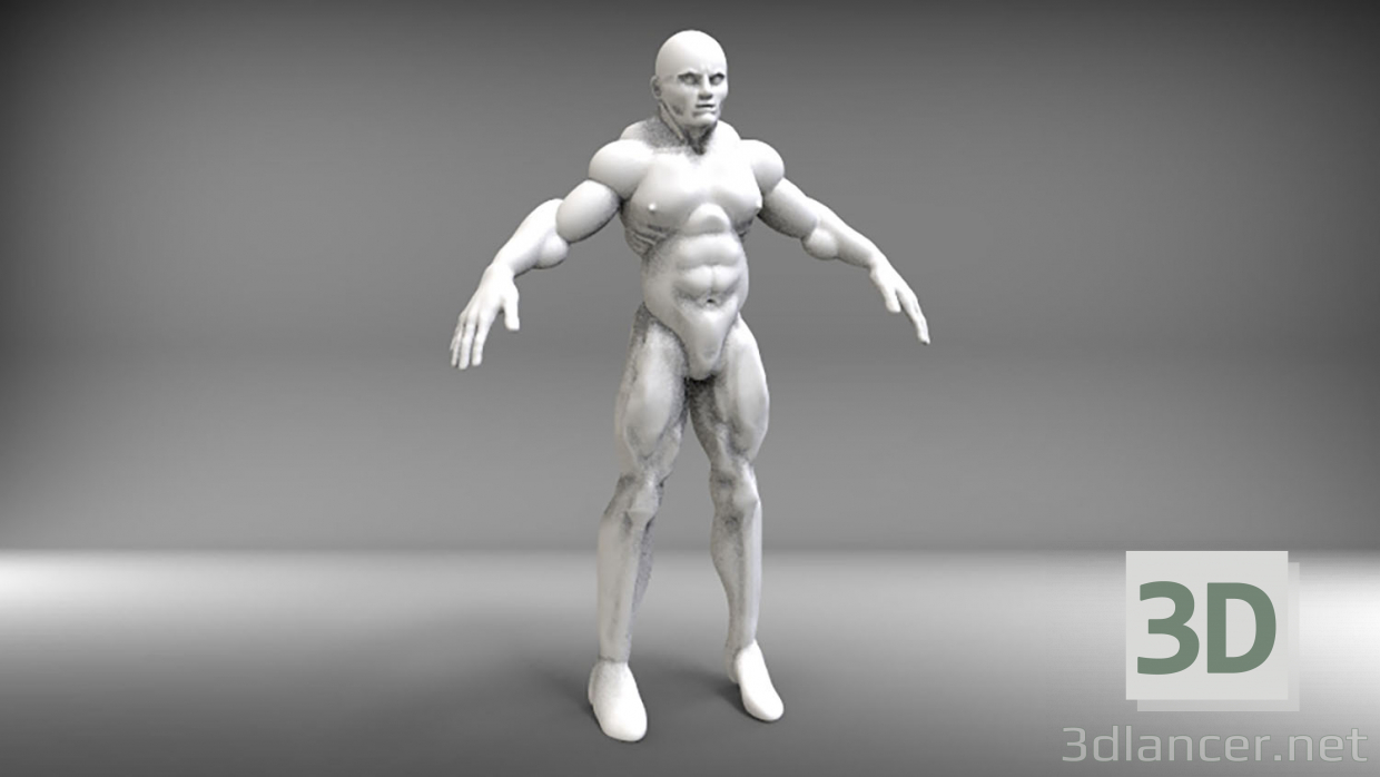 Modelo 3d Cara - preview