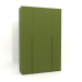 3d model Wardrobe MW 02 paint (1800x600x2800, green) - preview