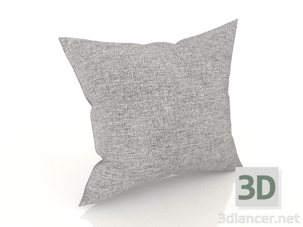 modèle 3D Coussin Scandinavie (gris) - preview