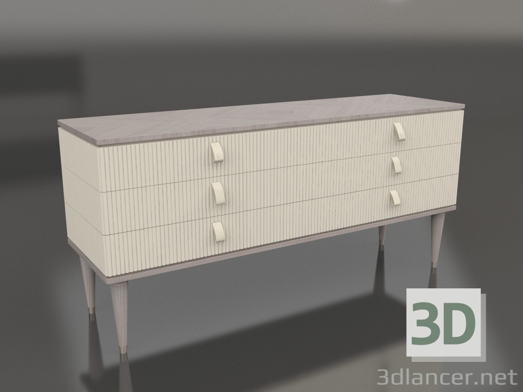 3d model Cajonera baja (C311) - vista previa