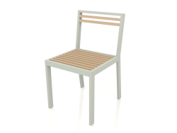 Chaise de salle à manger (Gris ciment)