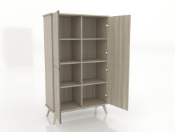 Armario 5 1000x450x1650 mm (abierto, roble aclarado)