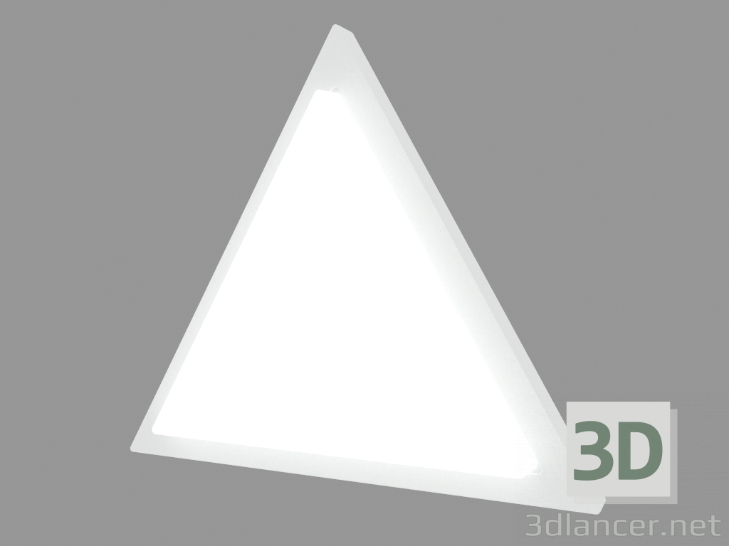 3d модель Світильник настінний ZEN TRIANGULAR (S6970W) – превью