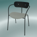 modello 3D Chair Pavilion (AV4, H 76cm, 52x56cm, Rovere tinto nero, Balder 612) - anteprima