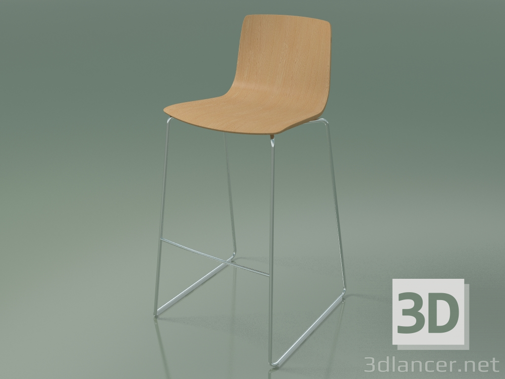 3d model Bar chair 3912 (oak) - preview