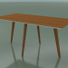 Modelo 3d Mesa retangular 3504 (H 74 - 160x80 cm, M02, efeito teca, opção 1) - preview