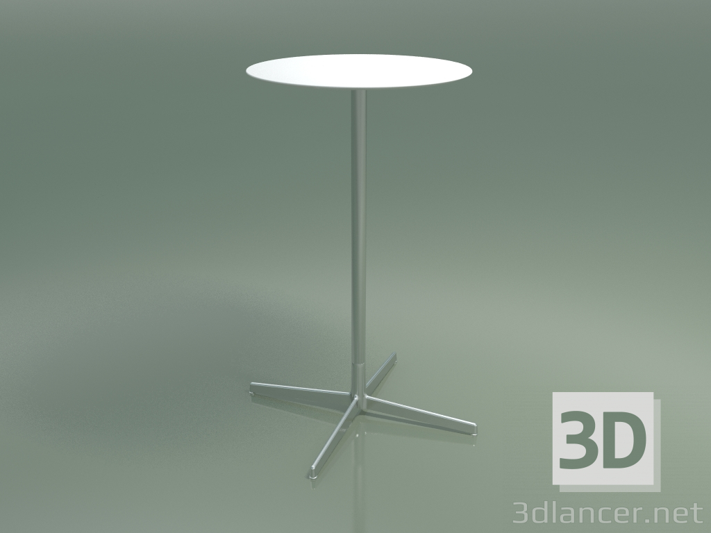 3d model Mesa redonda 5561 (H 103.5 - Ø 59 cm, blanco, LU1) - vista previa