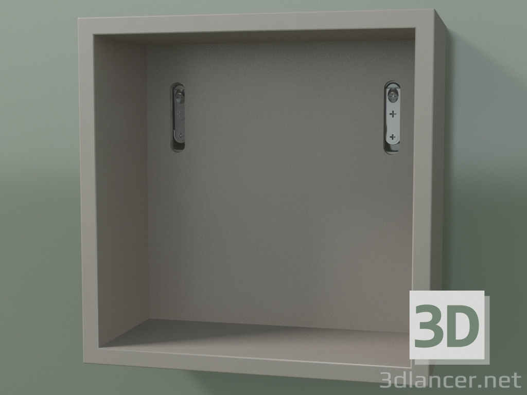 3d model Armario alto de pared (8DUACA01, Clay C37, L 24, P 12, H 24 cm) - vista previa