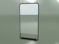 Miroir suspendu avec étagère