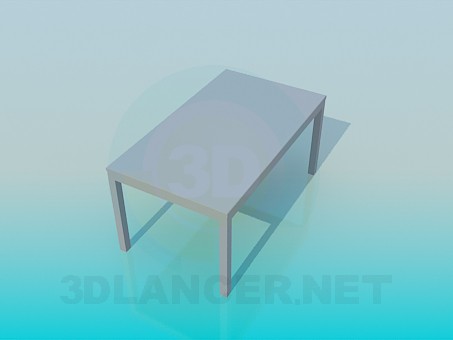 Modelo 3d Tabela - preview