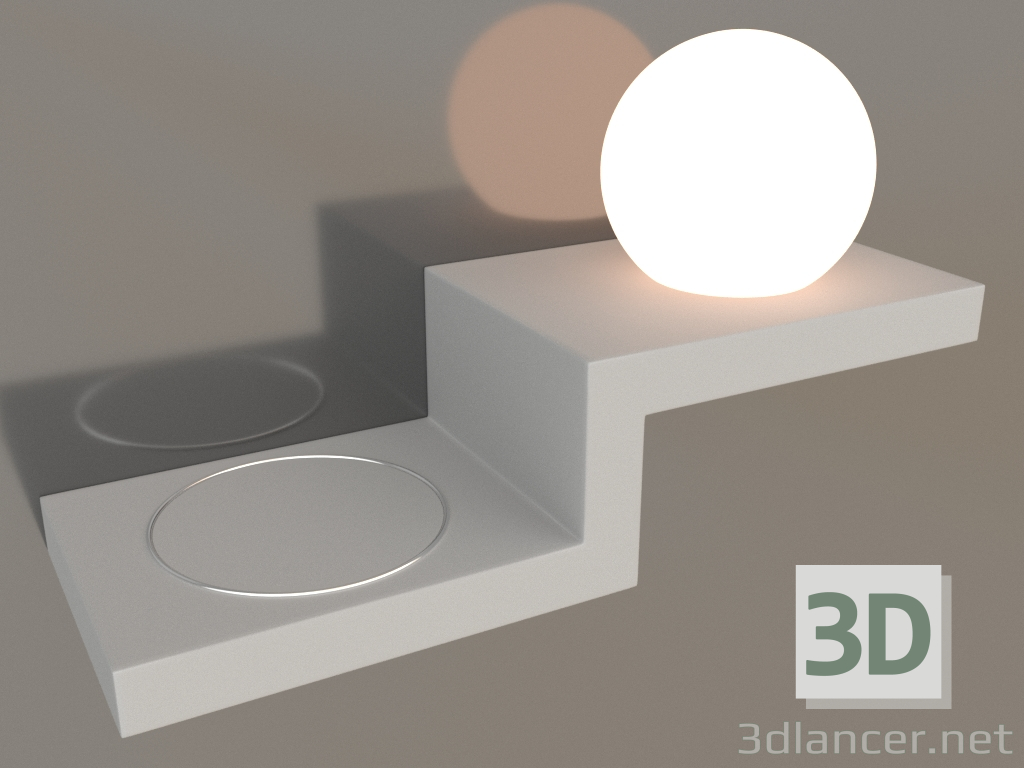 Modelo 3d Luminária de parede (6751) - preview