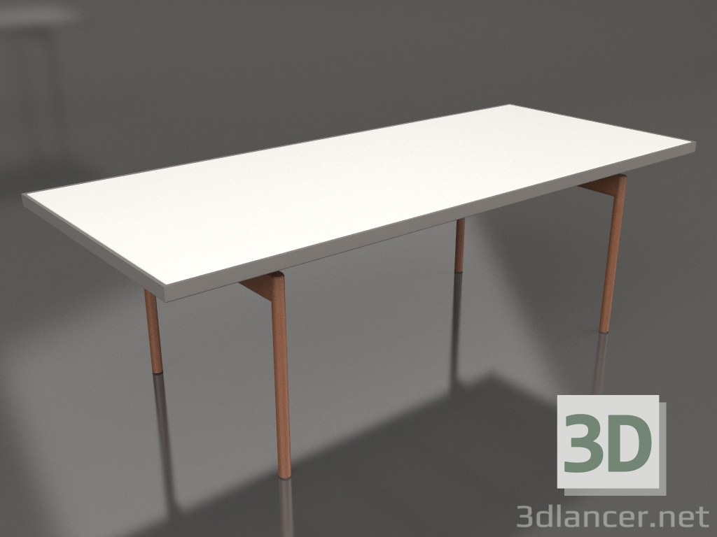 Modelo 3d Mesa de jantar (quartzo cinza, DEKTON Zenith) - preview