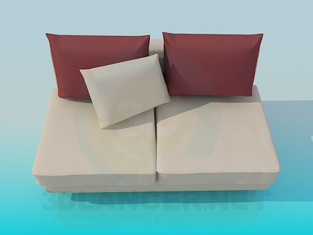 3D Modell Sofa - Vorschau