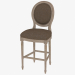 Modelo 3d Bar cadeira VINTAGE LOUIS ROUND STOOL High Bar (8828.2001.A008) - preview