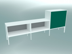 Sistema de almacenamiento de oficina ADD S (S - abierto doble + M - puertas)