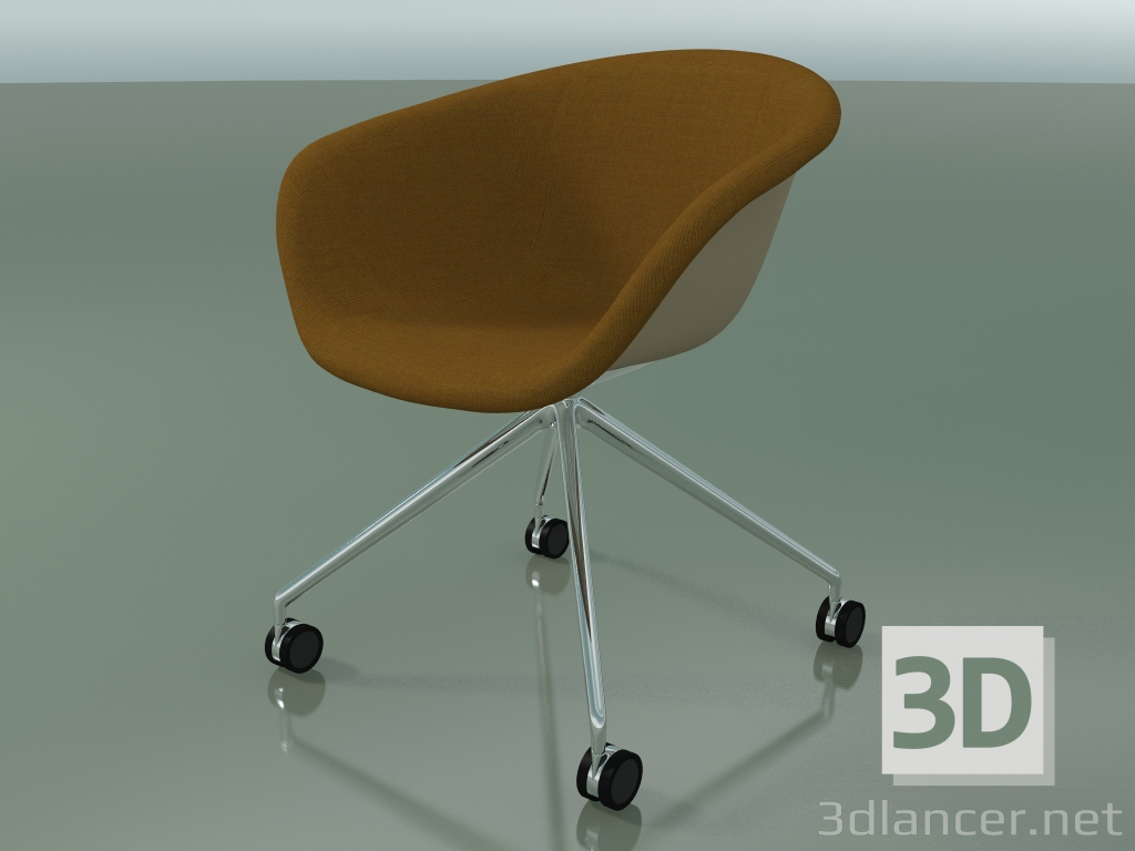 3d model Silla 4217 (4 ruedas, con tapizado frontal, PP0004) - vista previa