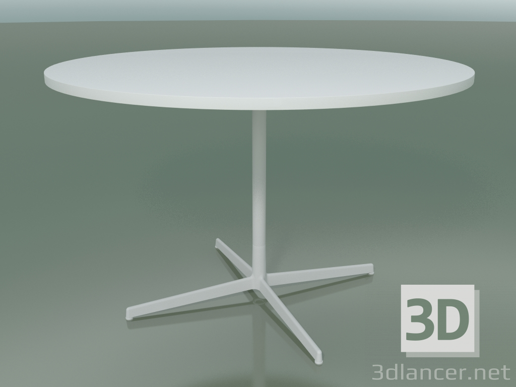 3d model Mesa redonda 5516, 5536 (H 74 - Ø 119 cm, blanco, V12) - vista previa