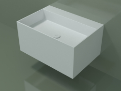 Wall-mounted washbasin (02UN42302, Glacier White C01, L 72, P 50, H 36 cm)