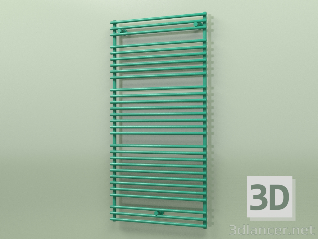 3d model Heated towel rail - Santorini (SAN 15 750 mm, RAL - 6016) - preview