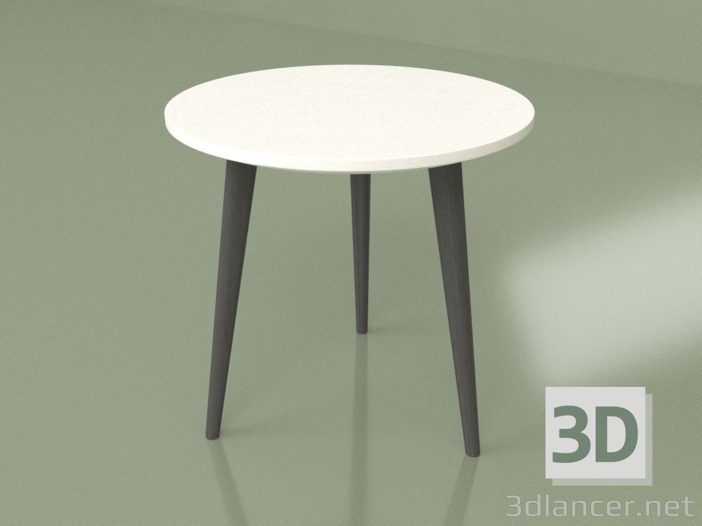 modèle 3D Table basse Polo mini (pieds Noir) - preview