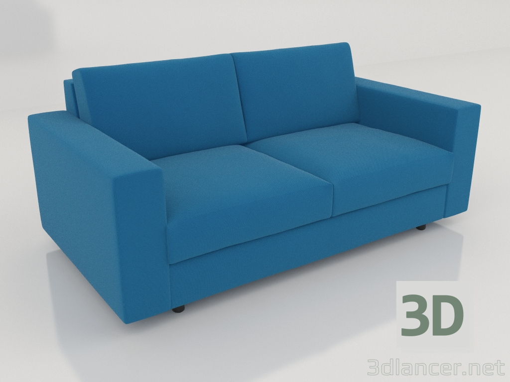 3d model Sofá para 2 personas - vista previa