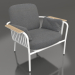 3d model Armchair (White) - preview