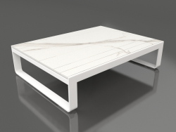 Tavolino 120 (DEKTON Aura, Bianco)