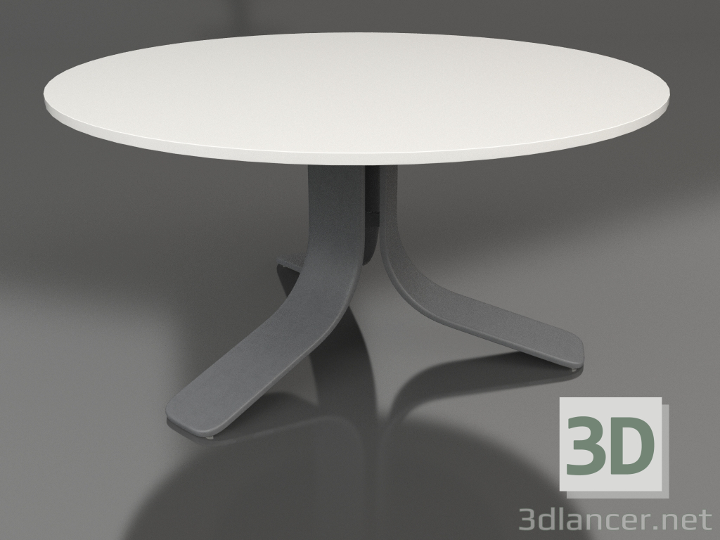 3d model Mesa de centro Ø80 (Antracita, DEKTON Zenith) - vista previa