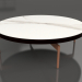 3d model Round coffee table Ø120 (Black, DEKTON Aura) - preview